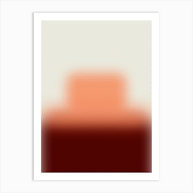 Blurred - Pumpkin I Art Print