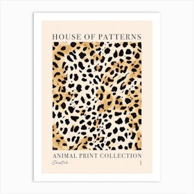 House Of Patterns Cheetah Animal Print Pattern 1 Art Print