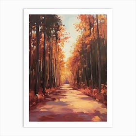 Beautiful Autumn Painting 17 Art Print