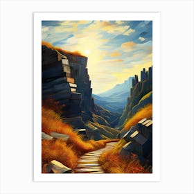 Path To The Mountains Art Print