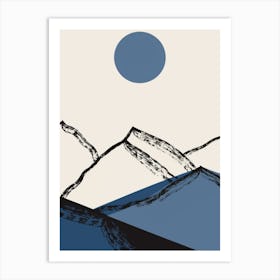 Blue Mountains Art Print