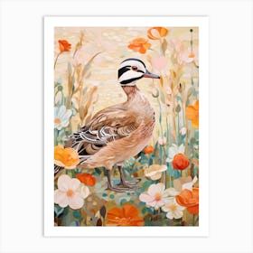 Wood Duck 1 Detailed Bird Painting Art Print
