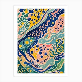 Tropical Abstract no1 Art Print