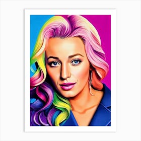 Blake Lively Pop Movies Art Movies Art Print