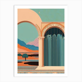 Archway To The Desert Art Print