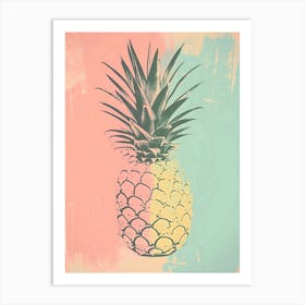 Pineapple Canvas Print 1 Art Print