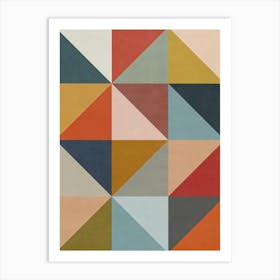 Geometric Shapes - TN01 Art Print