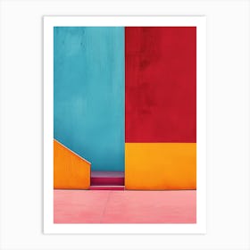 Colorful Wall 1 Art Print