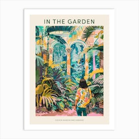 In The Garden Poster Vizcaya Museum And Gardens Usa 4 Art Print