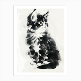 Chinese Kitten Art Print