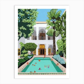 Marrakech Riad Art Print