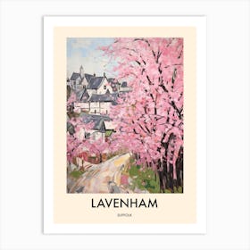 Lavenham (Suffolk) Painting 1 Travel Poster Art Print