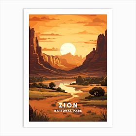 Zion (Utah) Art Print