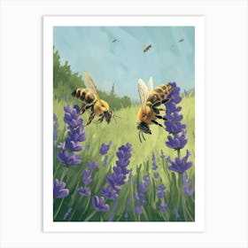 Mason Bee Storybook Illustrations 11 Art Print