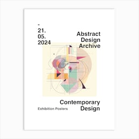 Abstract Design Archive Poster 29 Art Print