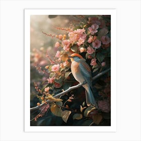 Bird In The Garden Art Print