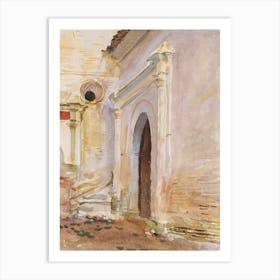 Arched Doorway, John Singer Sargent Art Print