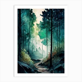 Path In The Woods Art Print