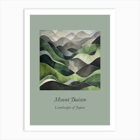 Landscapes Of Japan Mount Daisen 1 Art Print