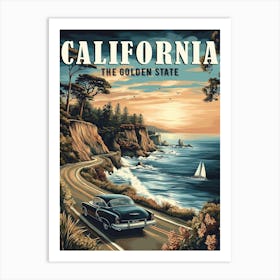 California Vintage Affiche