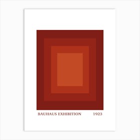 Bauhaus Exhibition print 4 Affiche