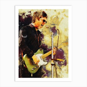 Smudge Noel Gallaghers High Flying Birds Live Art Print