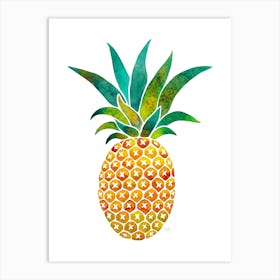 Ananas Yellow Art Print