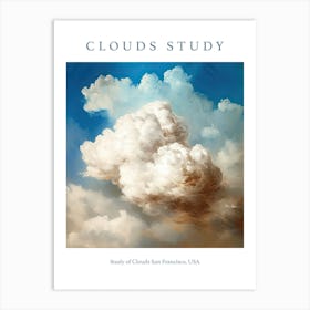 Study Of Clouds San Francisco, Usa Art Print