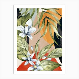 Abstract Tropical Art 11 Art Print