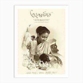 Aparajito (1956) Art Print