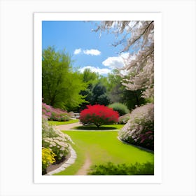 Garden In Bloom 1 Art Print