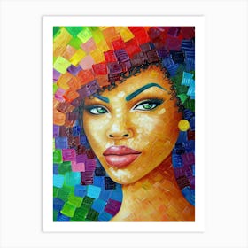 Afro-American Woman 44 Art Print