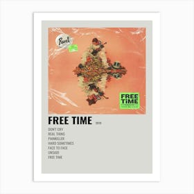 Free Time 2019 Music Poster Art Print