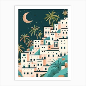 Mediterranean Village 2 Art Print