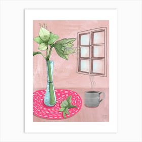 Coffee And Flowers Art Print