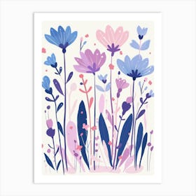 Watercolor Flowers 32 Art Print