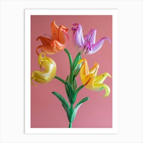 Dreamy Inflatable Flowers Gloriosa Lily 1 Art Print