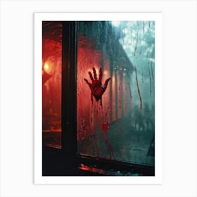 Bloody Hand Art Print