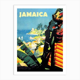 Jamaica, View On The Coast Art Print