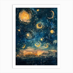 Starry Night 24 Art Print