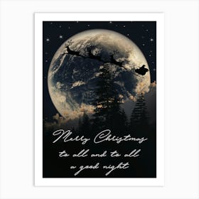 Merry Christmas Art Print