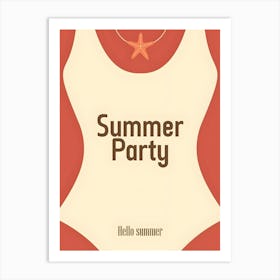 Summer Party 1 Art Print