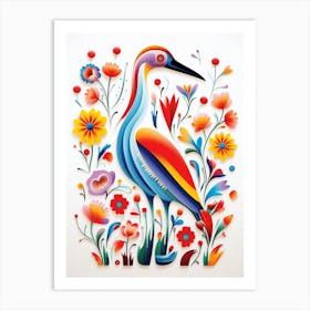 Scandinavian Bird Illustration Albatross 2 Art Print