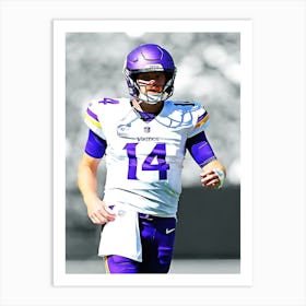 Sam Darnold Of The Minnesota Vikings Art Print