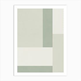 ABSTRACT MINIMALIST GEOMETRY - BG 02 Art Print