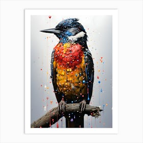 Avian Elegance Bird Portrait Art Print