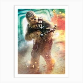 Star Wars Chewbacca 2 Art Print