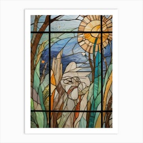 Stained Glass Window Art Print