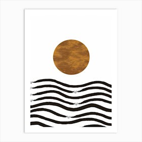 Thessaloniki Outline Minimalist Bauhaus Art Print