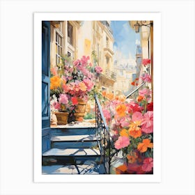 Floral Paris 2 Art Print